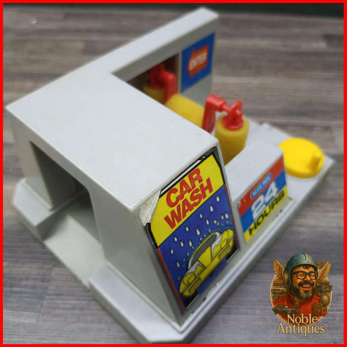 Vintage Blue Box Road Burners Car Wash