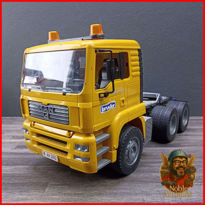 Large Bruder MAN TGA Low Loader Truck Scale 1:16
