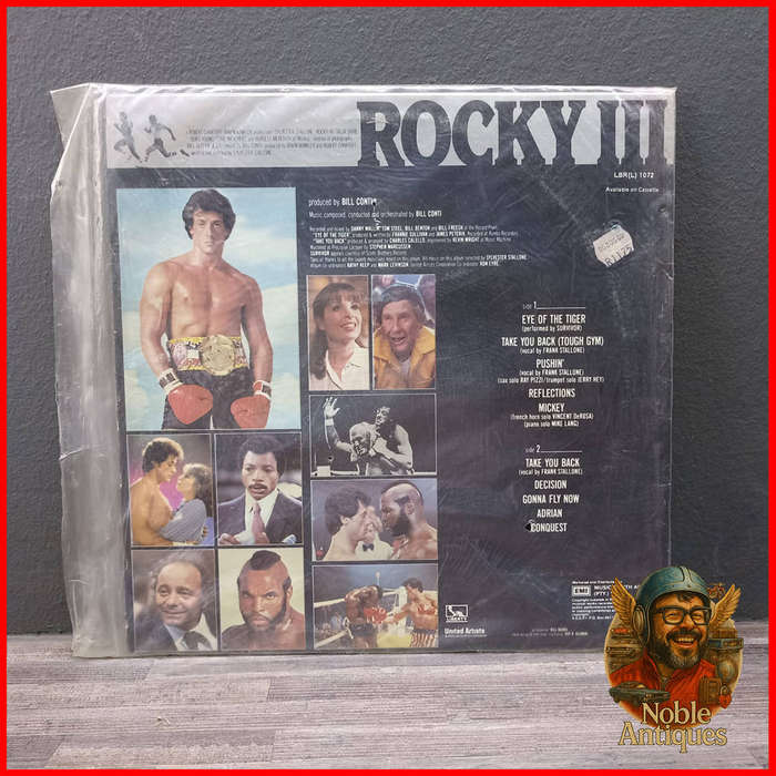 Rocky III Eye of the Tiger Vinyl Record