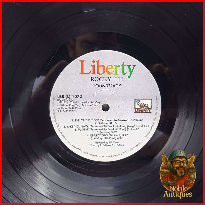 Rocky III Eye of the Tiger Vinyl Record