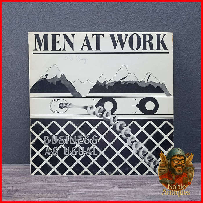Men at Work Business As Usual Vinyl Record