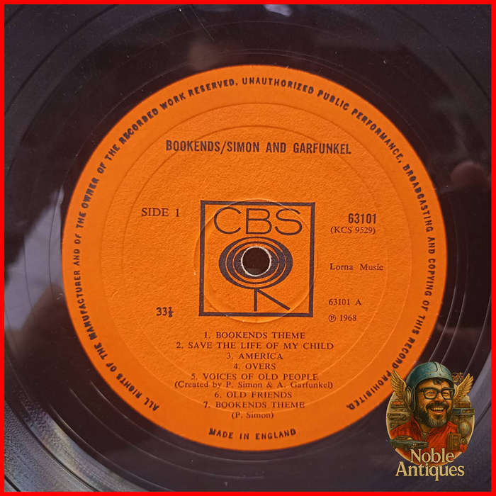 Simon & Garfunkel Bookends Vinyl Record