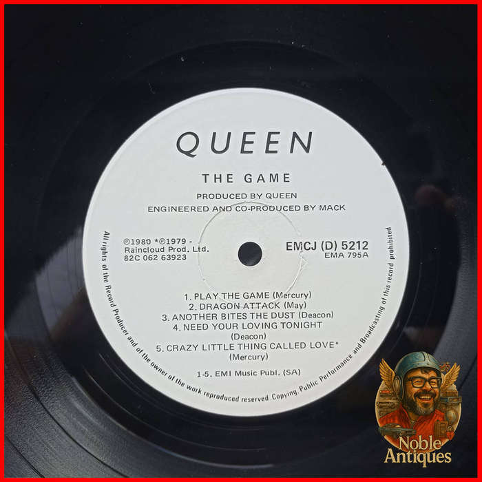 Queen The Game Vinyl Record