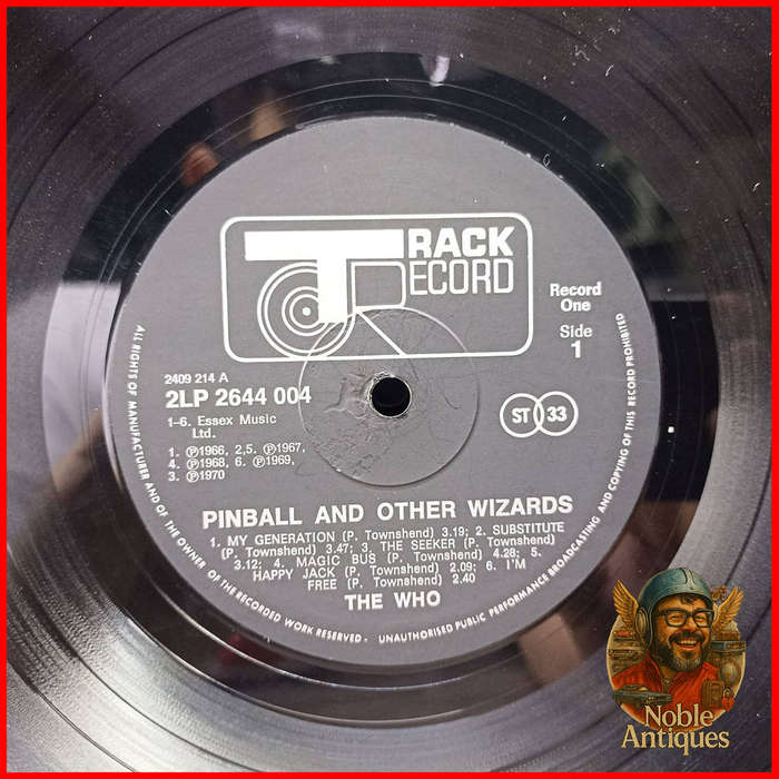 The Who Pinball and Other Wizards Vinyl Record