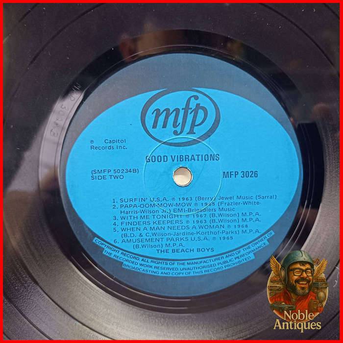 Beach Boys Good Vibrations Vinyl Record