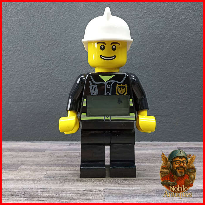 LEGO City Fireman Figure Alarm Clock Working