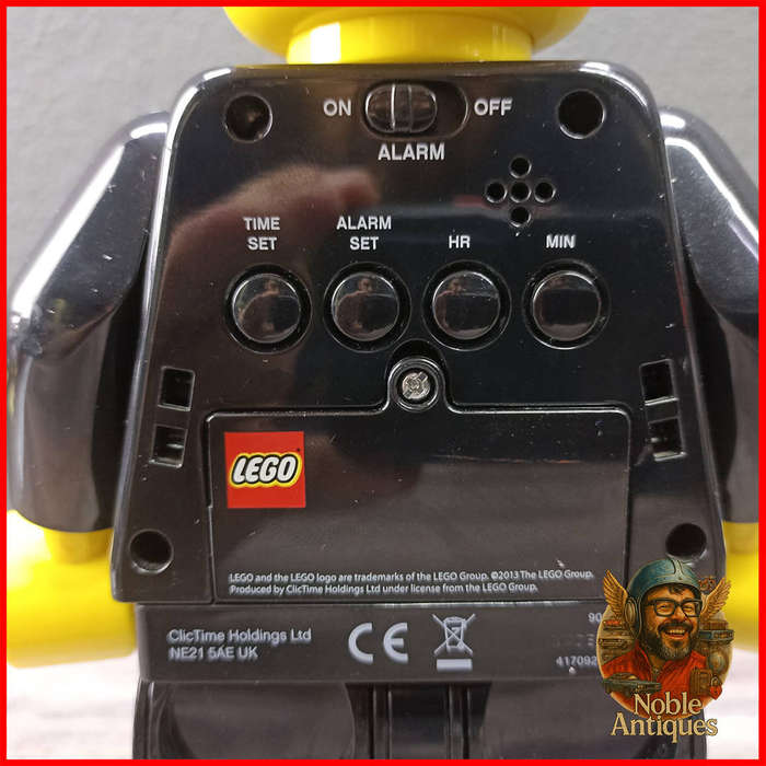 LEGO City Fireman Figure Alarm Clock Working