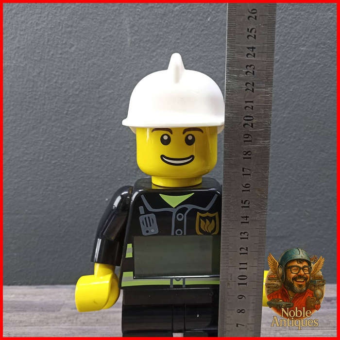LEGO City Fireman Figure Alarm Clock Working