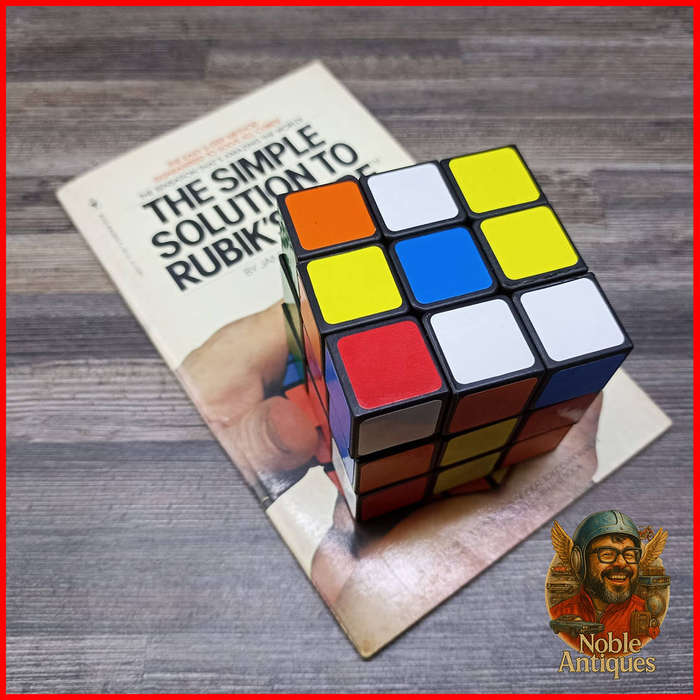Original 1981 Rubik's Cube with Manual by James G. Nourse