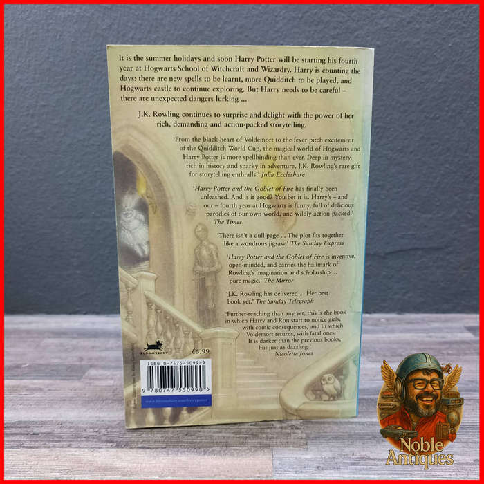 Harry Potter and the Goblet of Fire by J.K. Rowling First Edition, Soft Cover