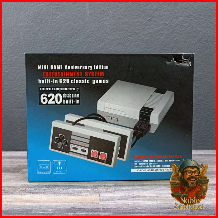 Boxed Mini Anniversary Edition Retro Game Console One Remote, As New