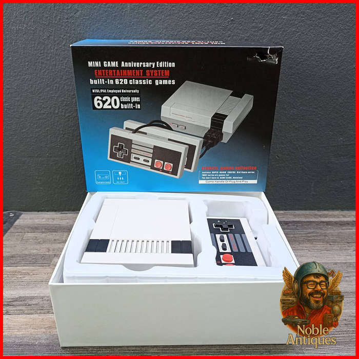 Boxed Mini Anniversary Edition Retro Game Console One Remote, As New