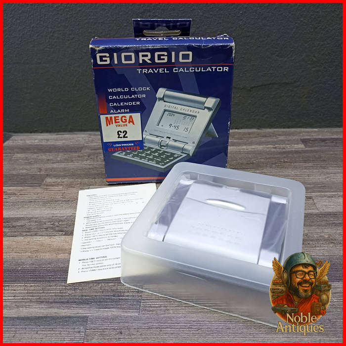 Giorgio World Time Travel Calculator New Old Stock