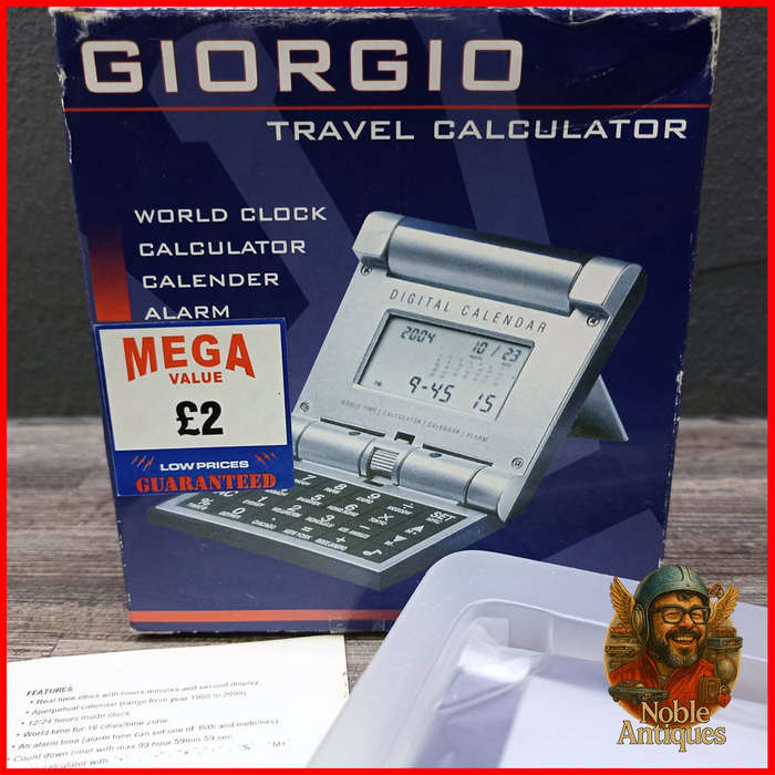 Giorgio World Time Travel Calculator New Old Stock
