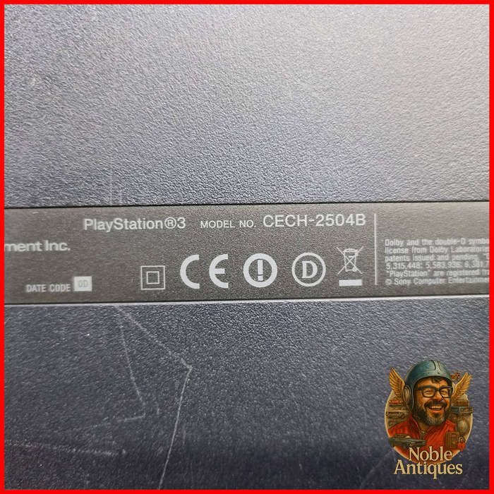 Working Sony PlayStation 3 (PS3) console, No Remotes Or Cables
