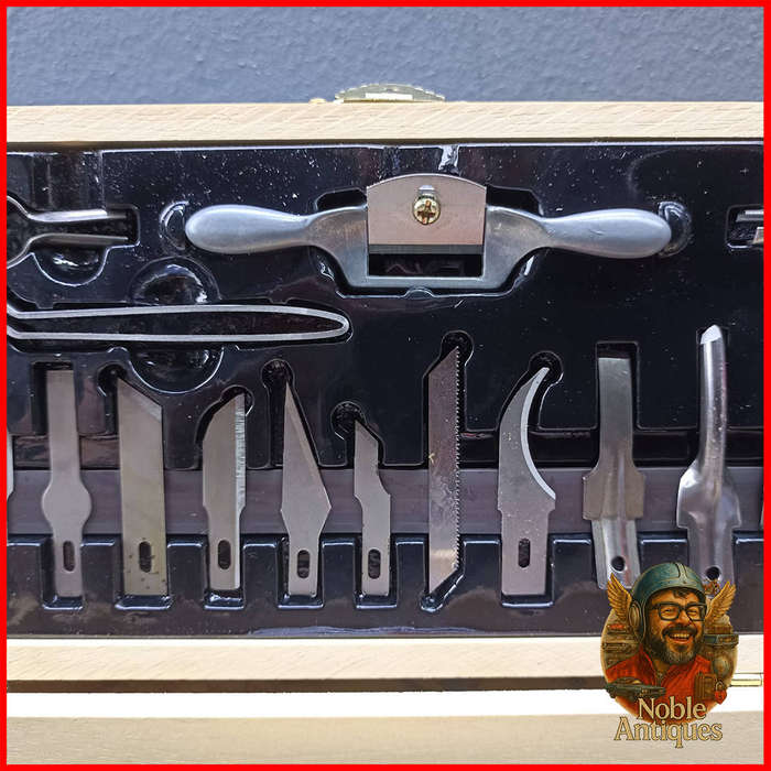 Wood Boxed Standard Hobby-Craft Tool Set