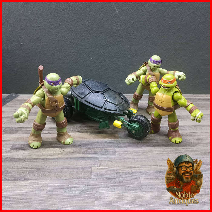 Teenage Mutant Ninja Turtles Figurine and Car Collection