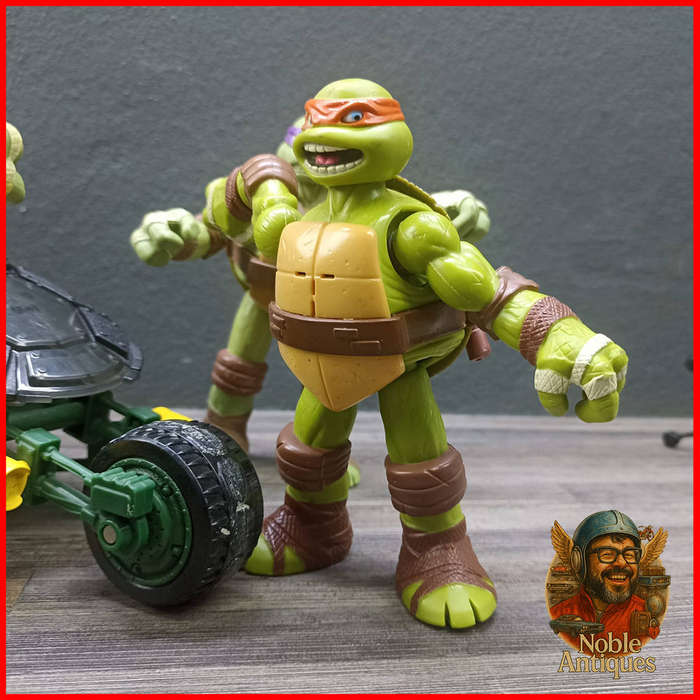 Teenage Mutant Ninja Turtles Figurine and Car Collection