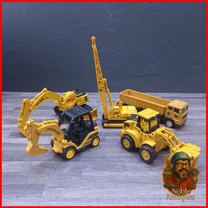 Large Construction Toy Vehicle Collection