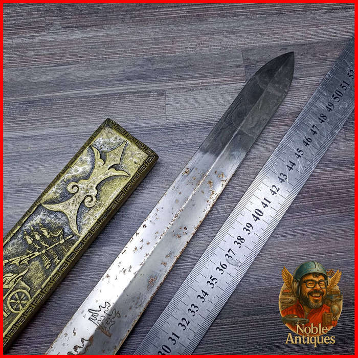 Highly Decorated Oriental Sword and Scabbard