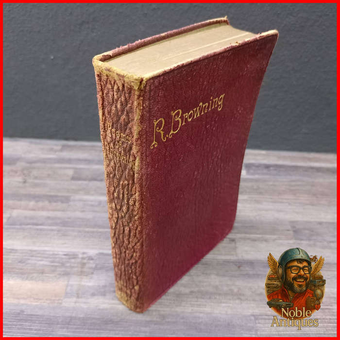Leather Bound Poems Of Robert Browning Oxford Edition 1907