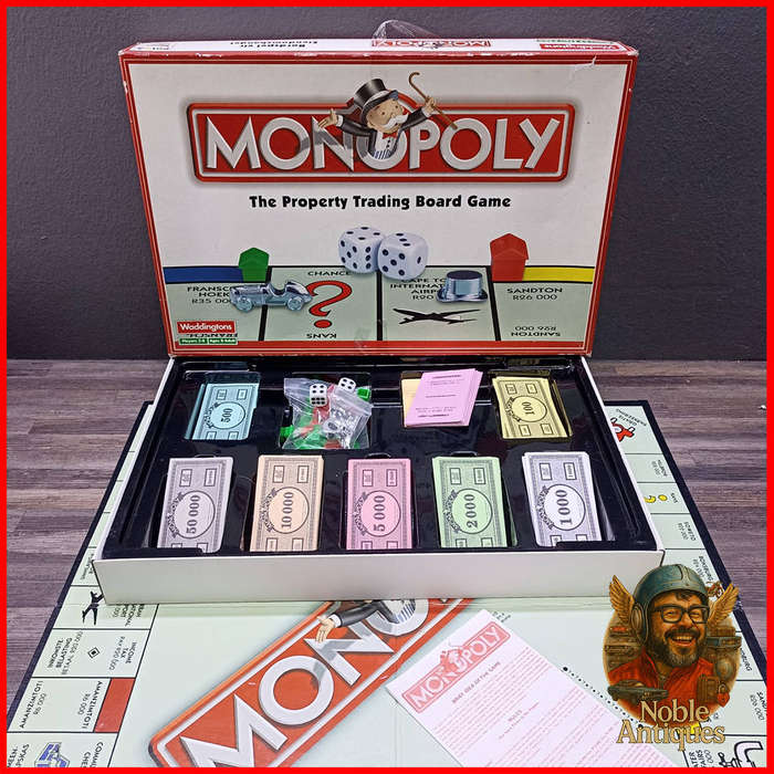 Boxed Vintage 1986 Waddingtons Monopoly Game
