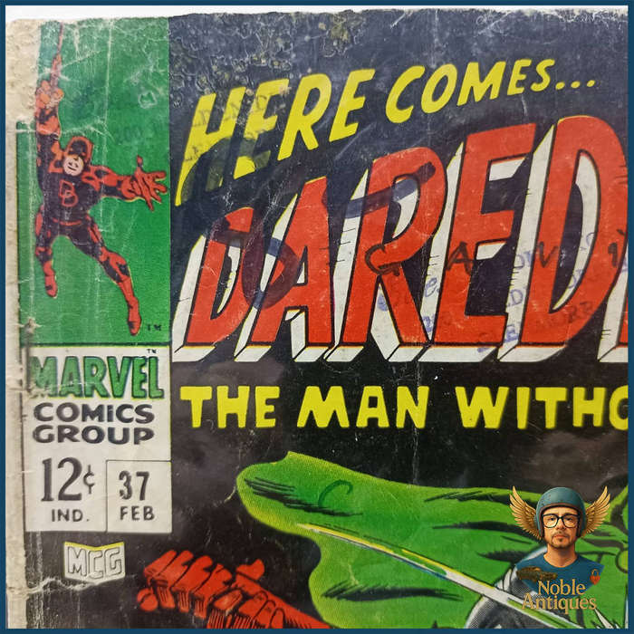 Daredevil #37 February 1968 Daredevil facing off against Doctor Doom
