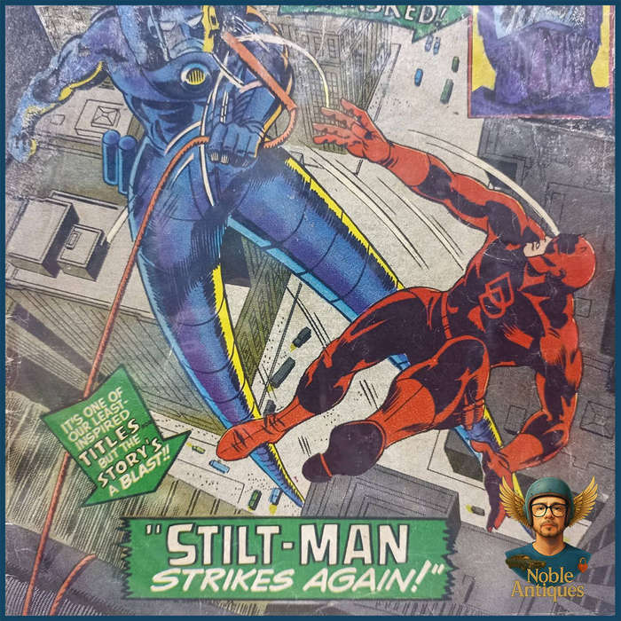 Daredevil #26 March 1967 Daredevil facing off against the villainous Stilt-Man