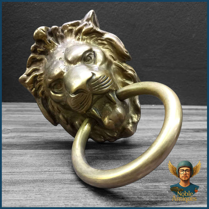Large Lion Head Door Knocker