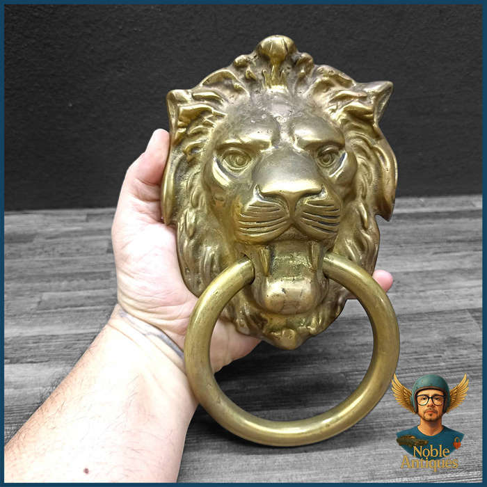 Large Lion Head Door Knocker