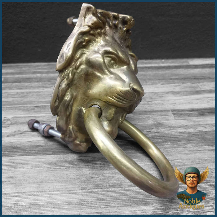 Large Lion Head Door Knocker