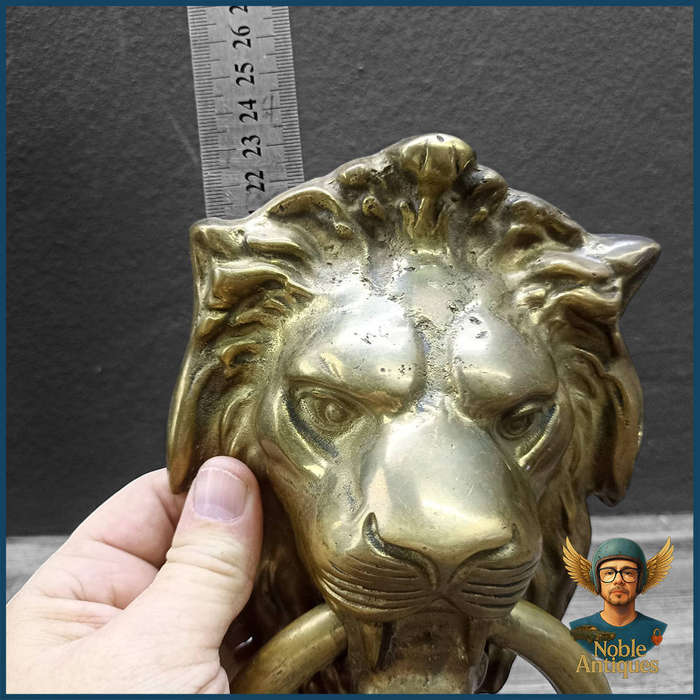 Large Lion Head Door Knocker