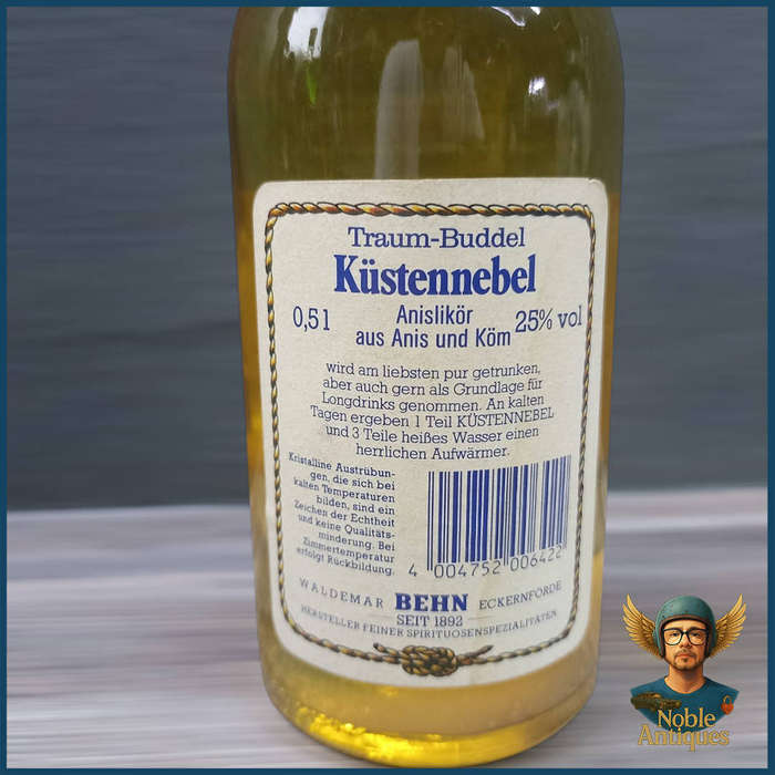 Sealer German Küstennebel Anis & Köm, a star anise liqueur