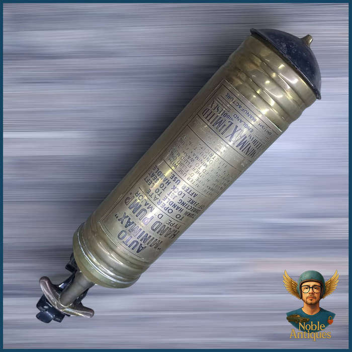 Antique "Auto Minimax" Hand Pump Fire Extinguisher