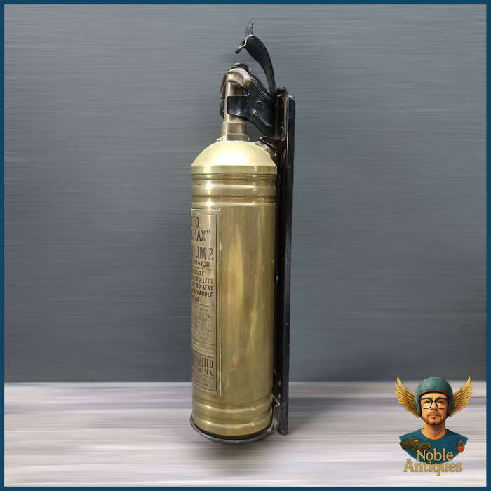 Antique "Auto Minimax" Hand Pump Fire Extinguisher
