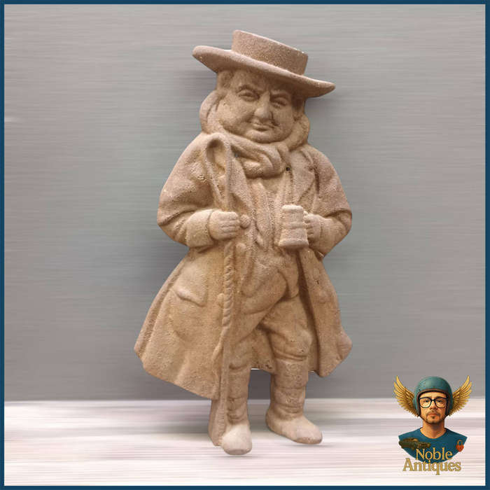 Vintage  Cast Iron "Coachman" Doorstop