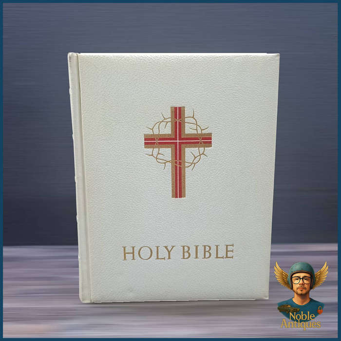 Large Vintage Holy Bible Catholic Life Deluxe Edition Hardcover