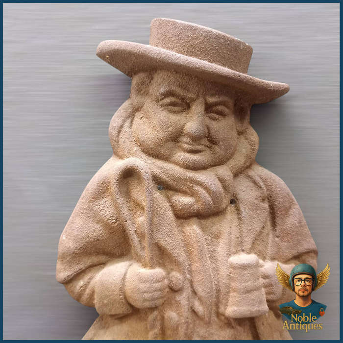 Vintage  Cast Iron "Coachman" Doorstop