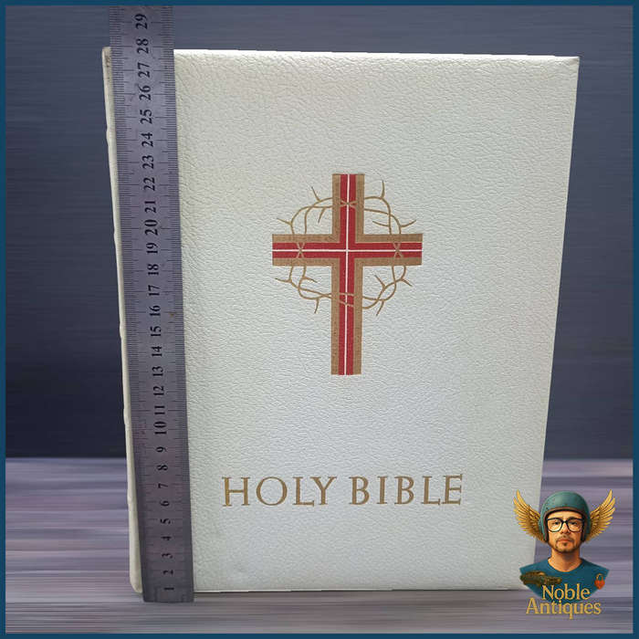 Large Vintage Holy Bible Catholic Life Deluxe Edition Hardcover