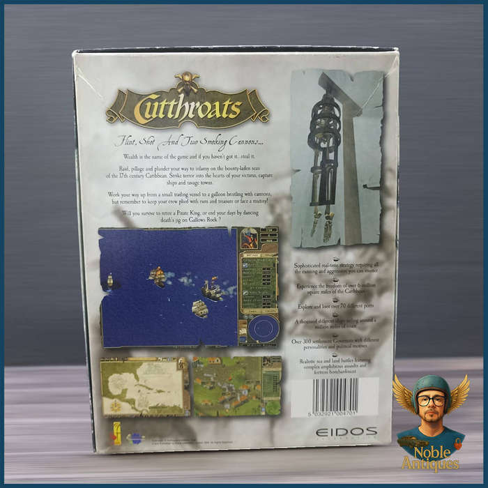 Vintage Big Box PC game Cutthroats: Terror on the High Seas