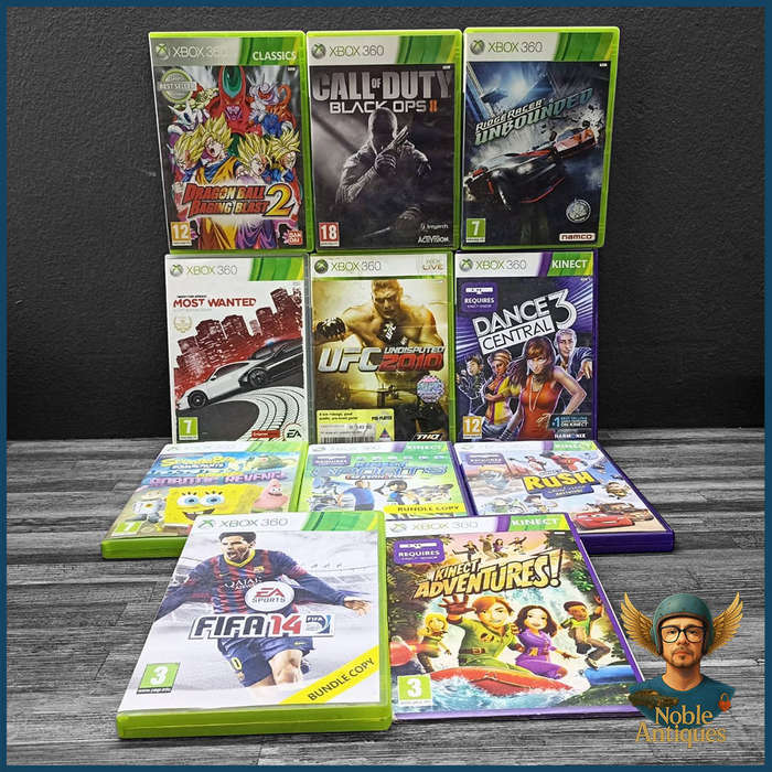 Large Xbox 360 Game Collection