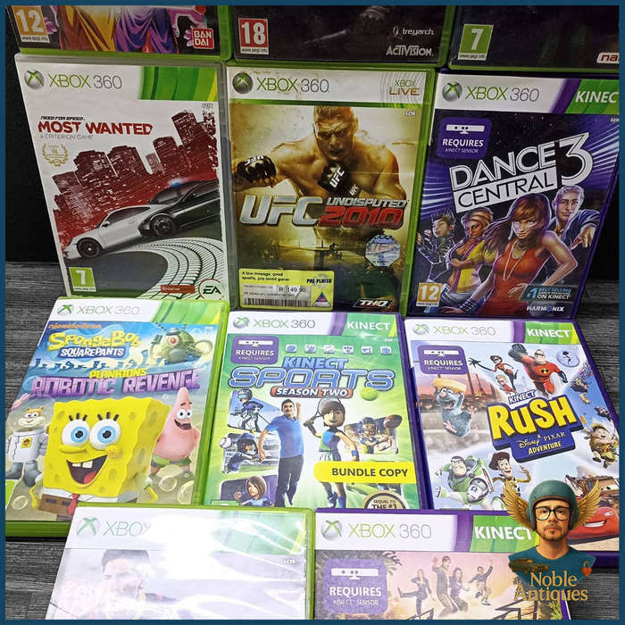 Large Xbox 360 Game Collection