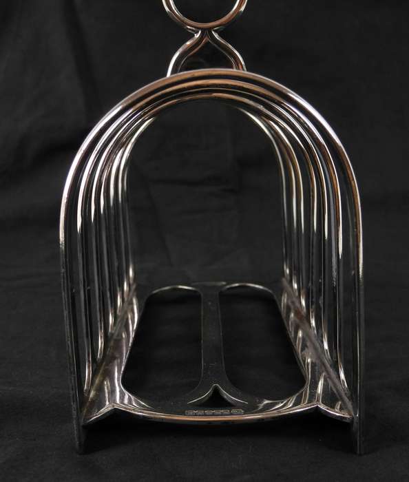 Vintage Silver-Plated Toast Rack  6 Slice