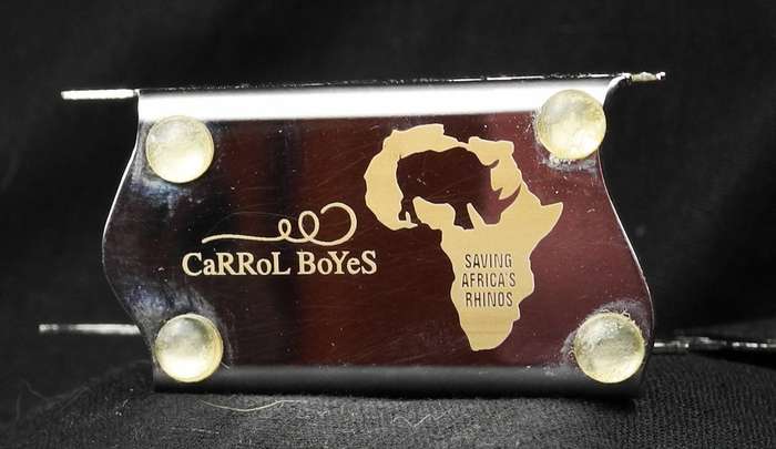 Carrol Boyes Rhino Business Card Holder