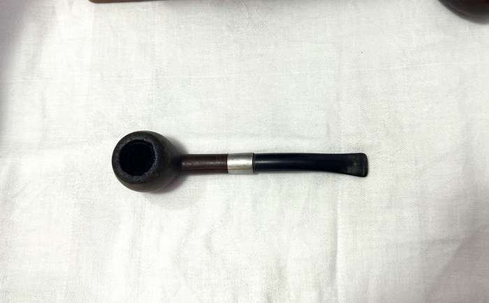 Vintage Wooden Yankee Clipper Pipe Box With Pipes