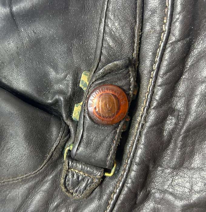 Vintage 1950s/60s Waddington's Leather Motorcycle gloves