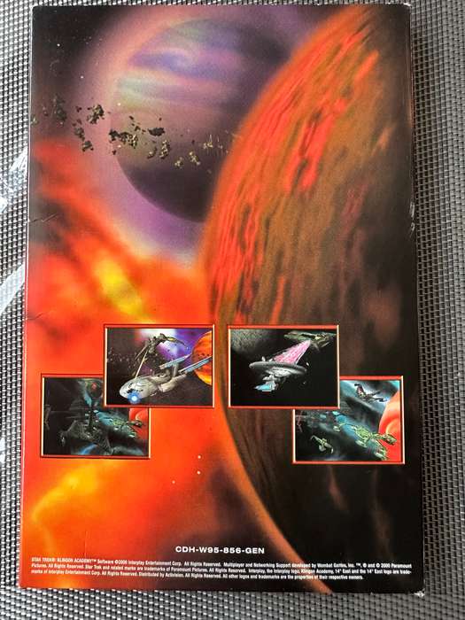 Collectible Star Trek Klingon Academy PC game x 6 discs