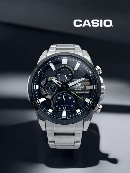 Casio Edifice Solar powered chronograph