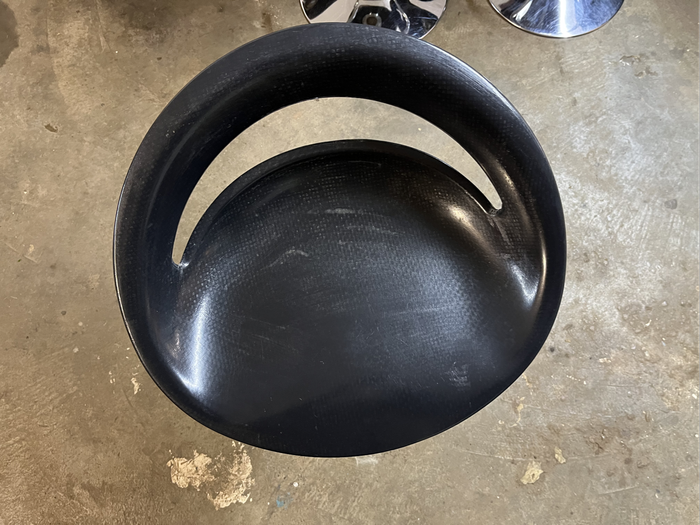Six Swivel Bar Stools