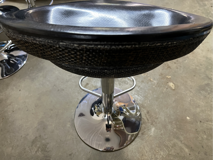 Six Swivel Bar Stools